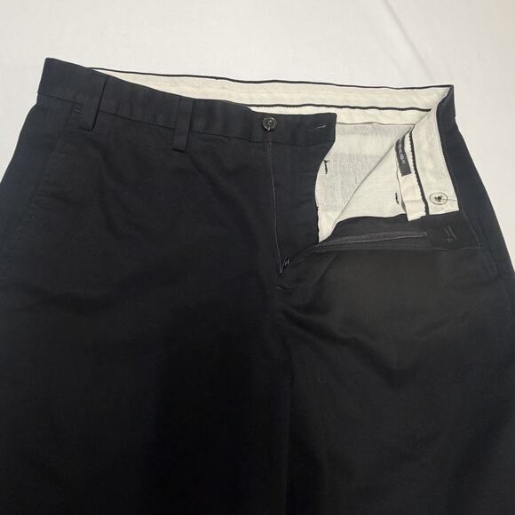 Eddie Bauer Pants Mens 36x34 -Black Relaxed Fit Wrinkle Free Dress Pants - Picture 5 of 15